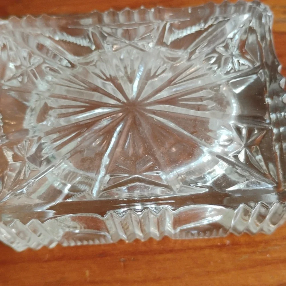 🚬  CRYSTAL ASHTRAY Vintage  EPLVC